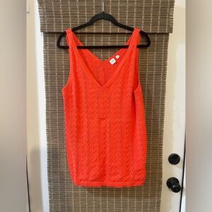 GAP Coral Knit Tank Top